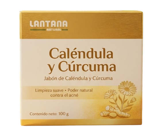 Jabón de Caléndula y Cúrcuma Lantana Natural